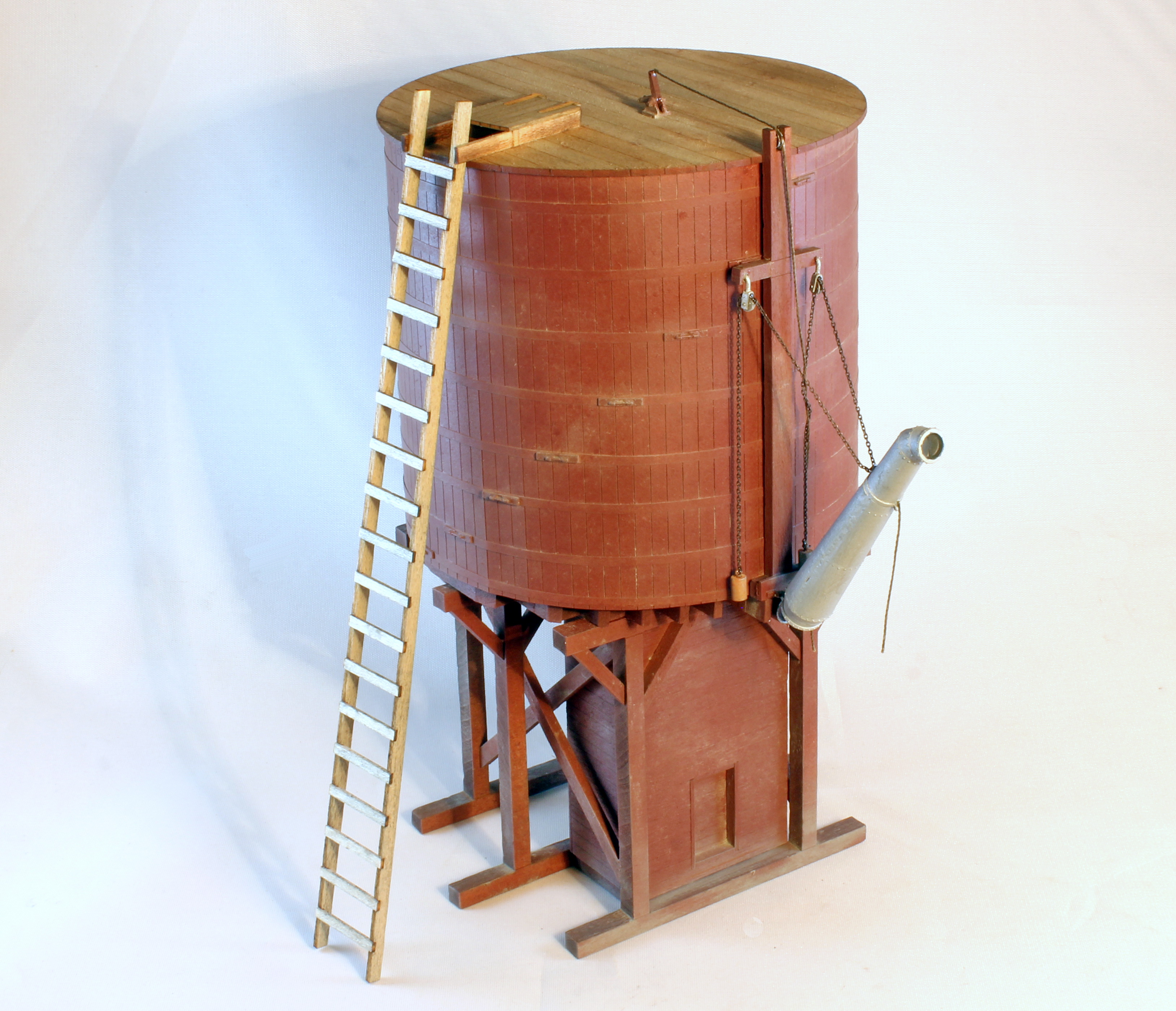 #868 Flat Roof Water Tank - Narrow Gauge,  On3/On30