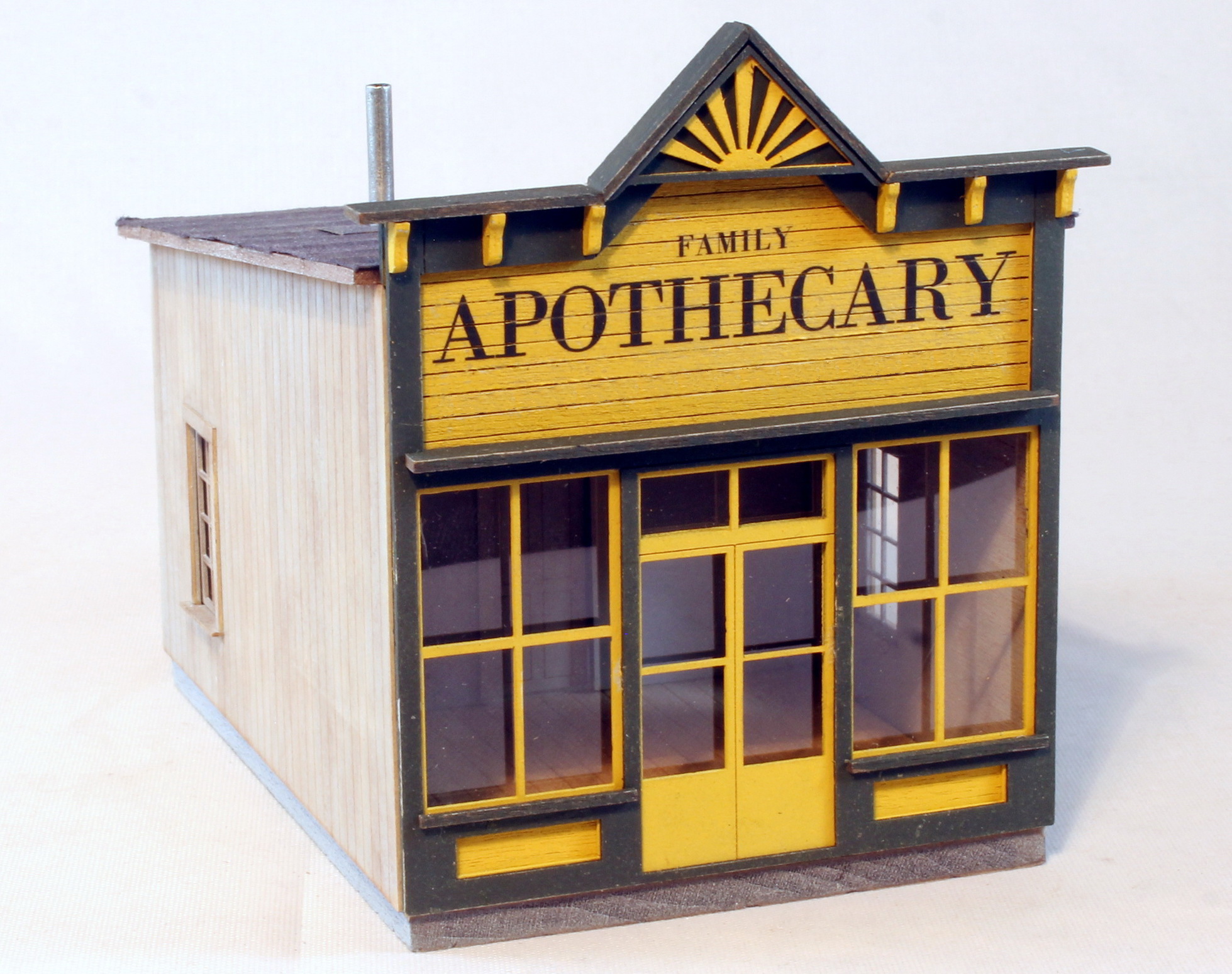 #2030 Apothecary False Front - HO Scale