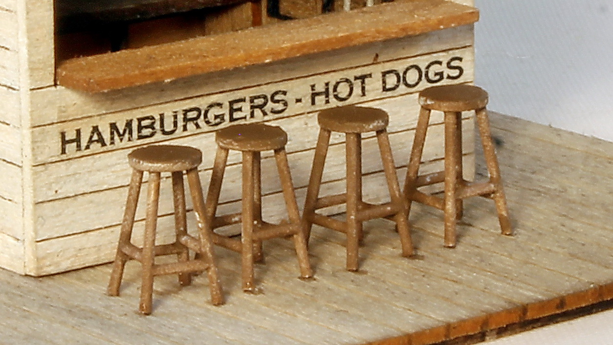 #2306 Stools - 6, HO Scale