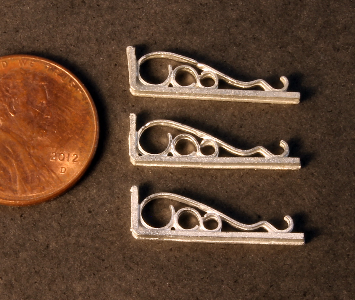 #2364 Fancy Sign Brackets - 3 HO Scale