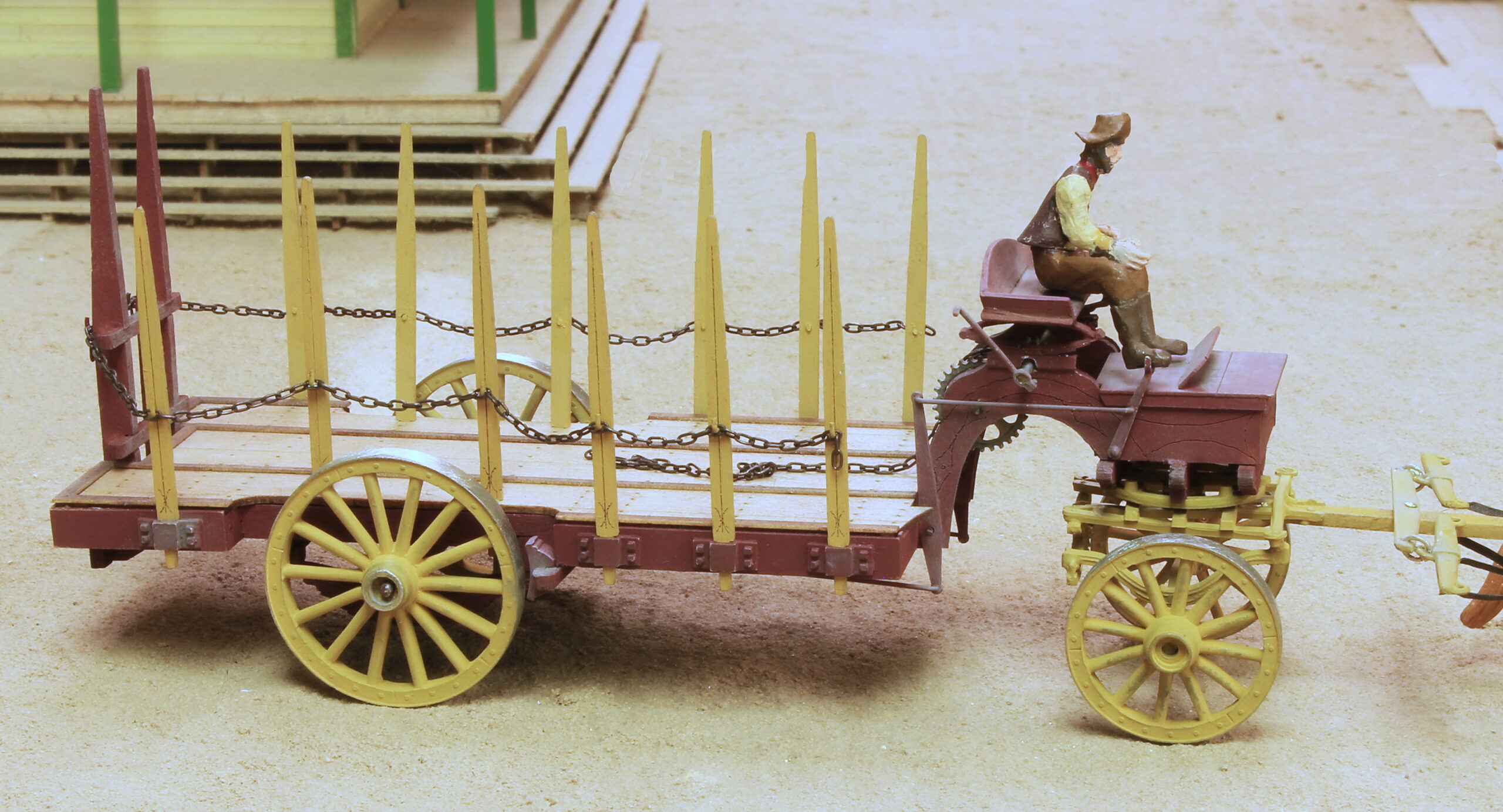 #255 Crane-neck Windlass Wagon - O scale