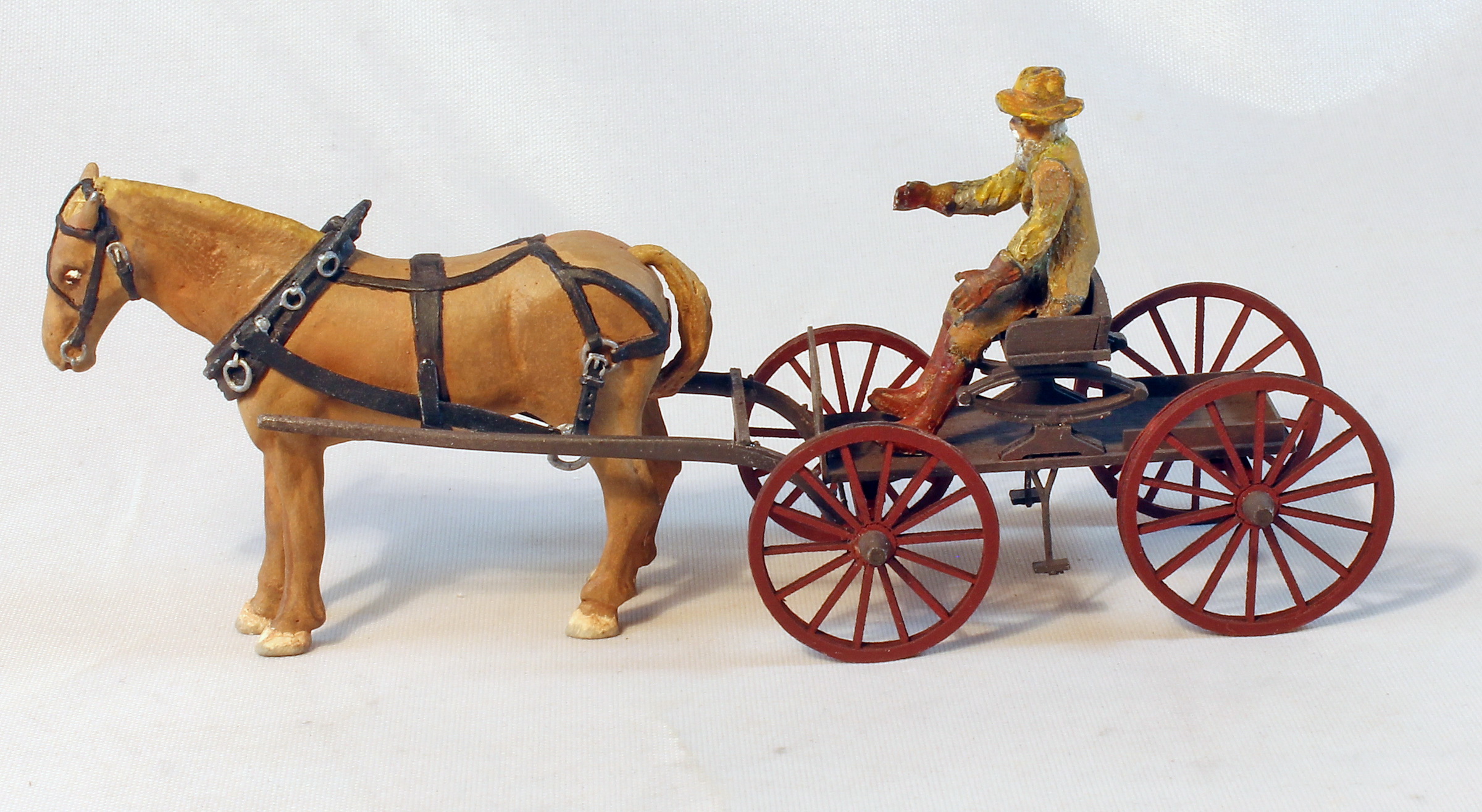 Berkshire Valley Models HO Scale Watkins Delivery Wagon Kit - Laser Cut Wood #2107