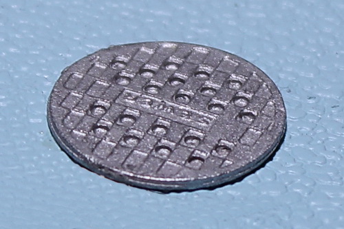 #528 - 1930s Sewer Lids - 4, O Scale