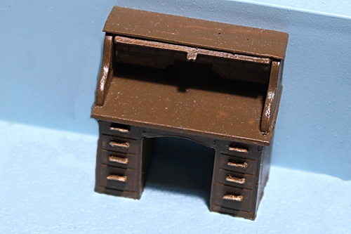 #546 - Roll Top Desk - 1, O Scale