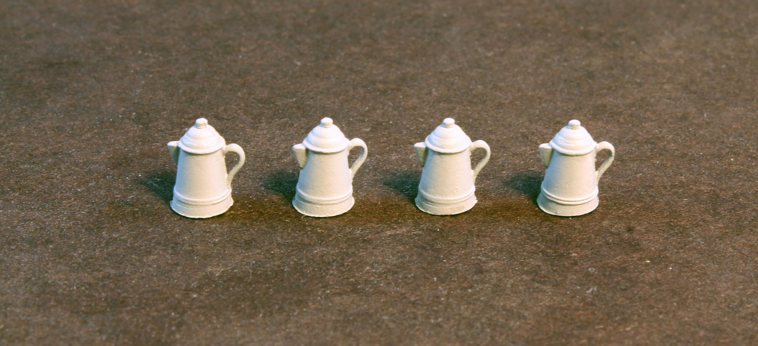 #570 - Coffee Pots - 4, O Scale