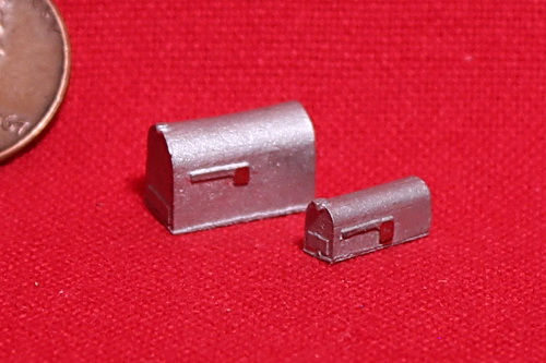 #619 - Rural Mail Boxes (2 large & 4 small), O Scale