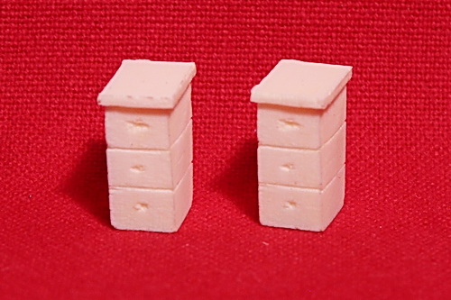 #715 - Bee Hives - 4, O Scale