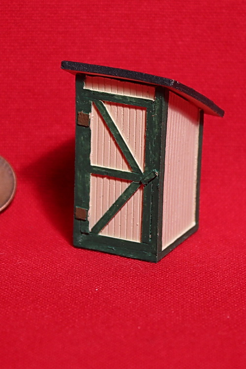 #716 - Out House - #1, O Scale