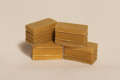 #727 - Hay Bales - 4, O Scale