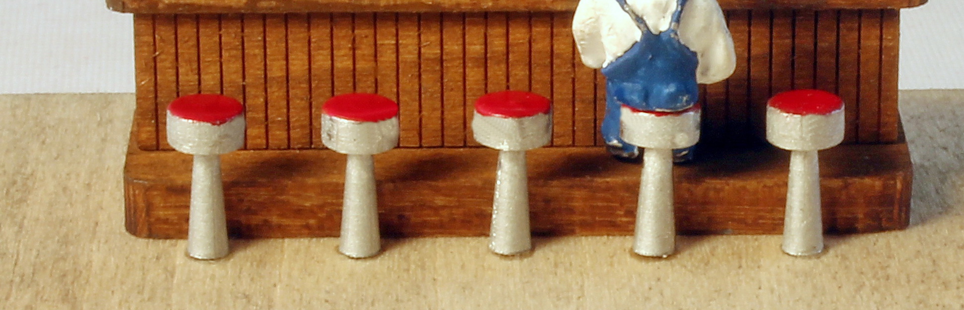 #2305 - Soda Counter Stools - 5 HO scale