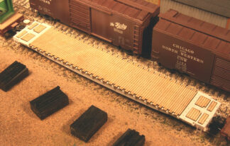 #4200 Wood Deck Set - Tangent GSC 60' Flatcar (Early), HO scale