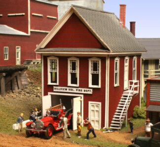 #2057 Hillview Fire House - HO scale