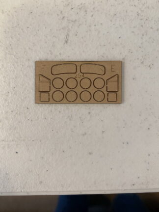 #4254 Window Set for Life Like E8/9 Locomotive - HO scale