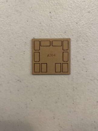 #4264 Window Set for Rail Power Products SD38/SD40 Loco