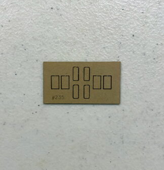 #4235 Window Set for Athearn GP 7/9 Loco