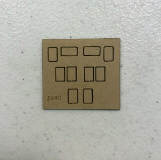 #4240 Window Set for Rail Power Products SD 45