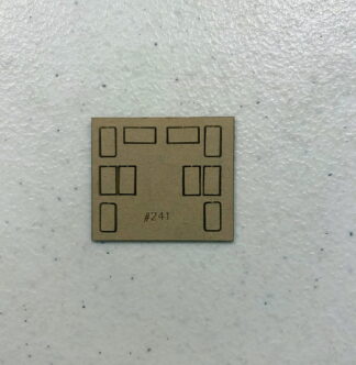 #4241 Window Set for Rail Power Products SD 60