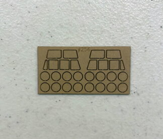 #4256 Window Set for Bowser N-5c Caboose