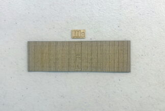 #9006 Wood Deck - Funaro & Camerlengo PRR F22 Gun Flatcar, HO scale