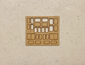 #4349 Window Set for Walthers Proto GE U28/U30 Loco