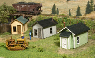 #2061 Mine's Cabins - 3/package - HO scale
